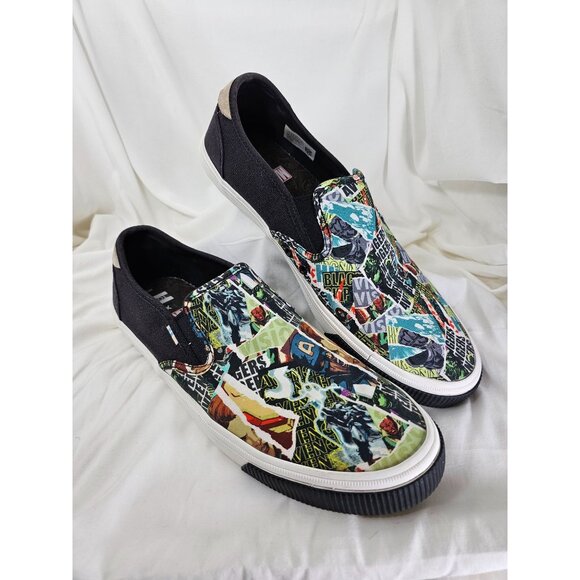 TOMS X Men\'s Limited Edition Marvel Avengers Baja Slip On Seaker, Size M11 main image 10